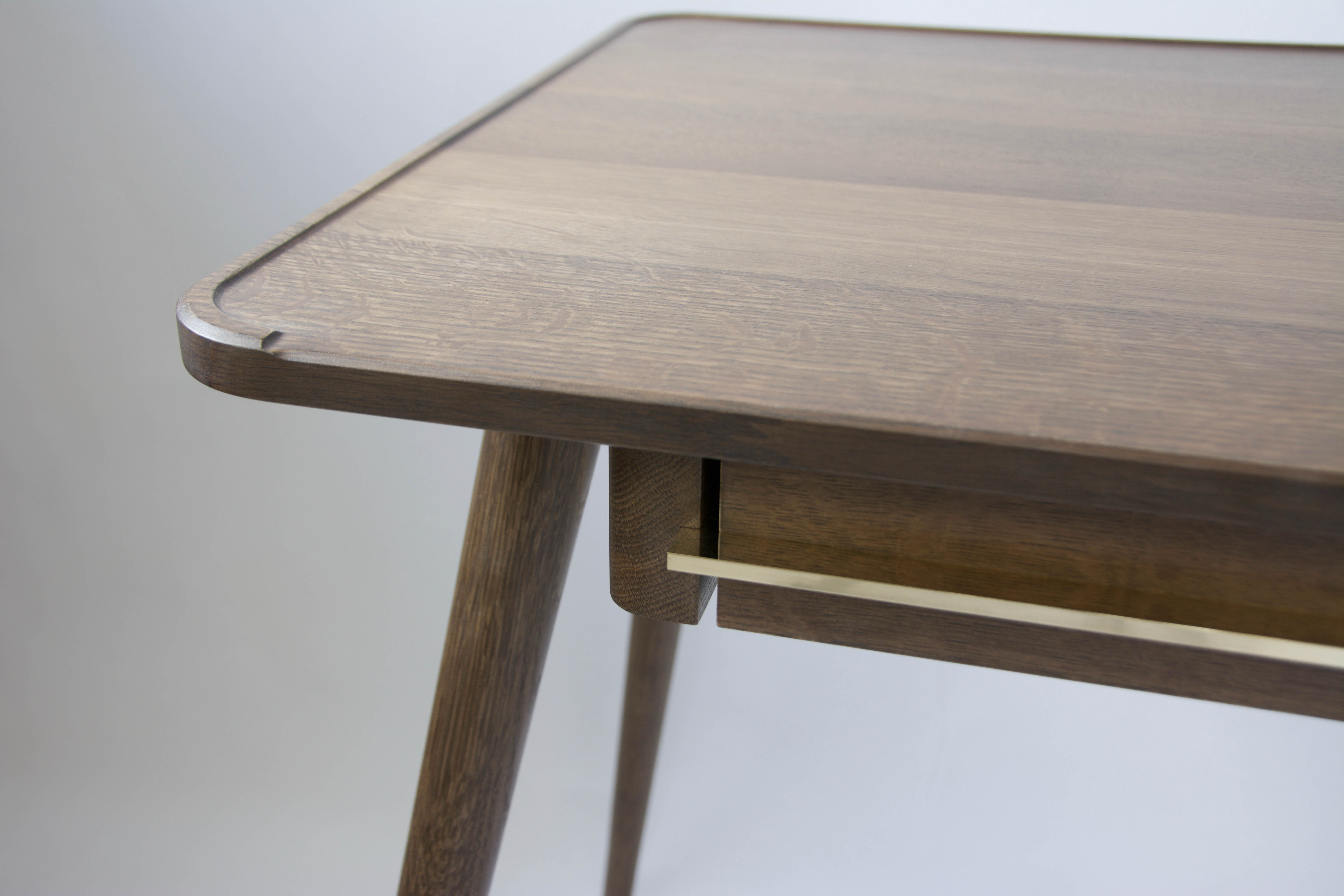 Fumed Oak Desk