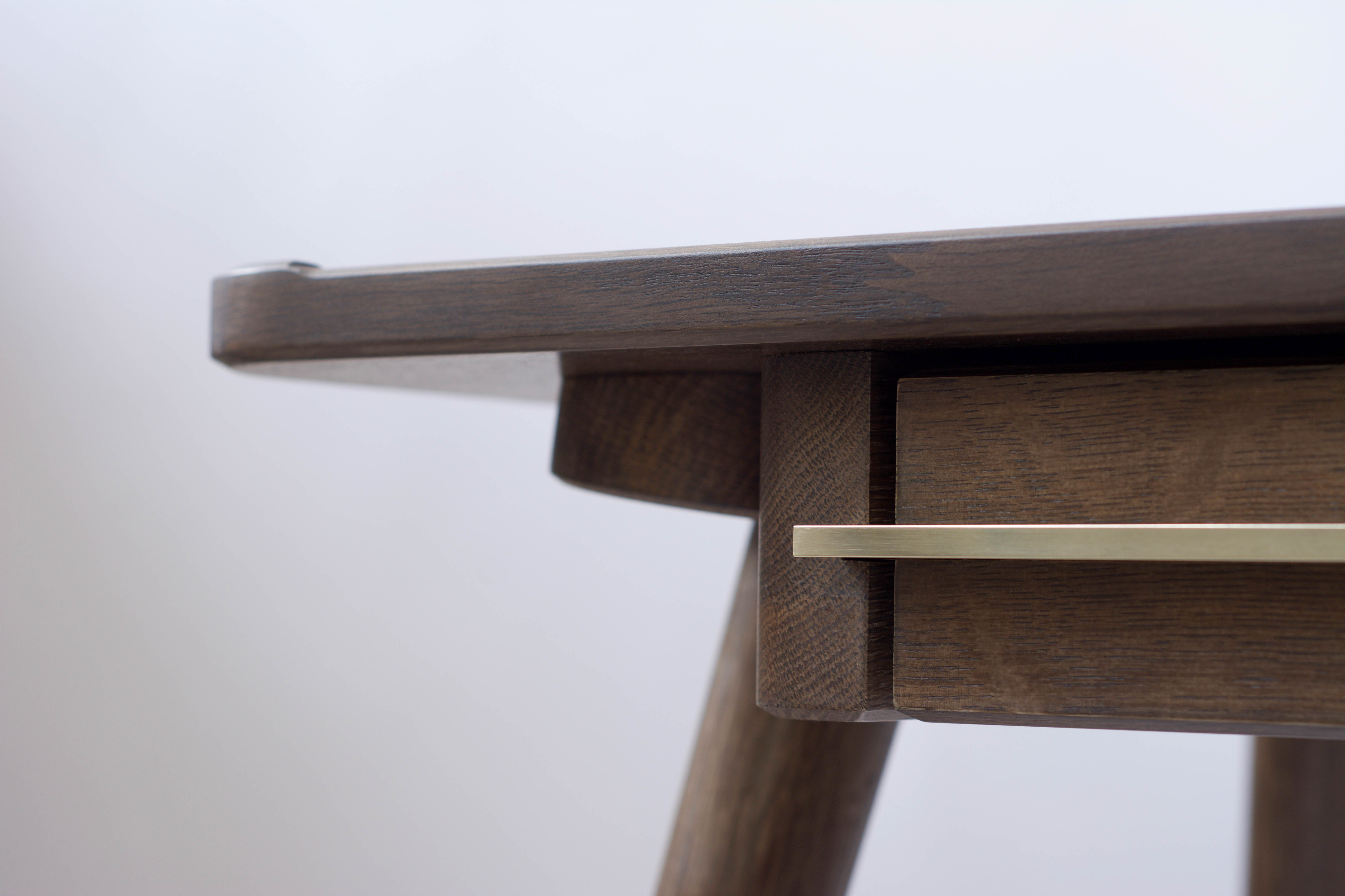 Fumed Oak Desk