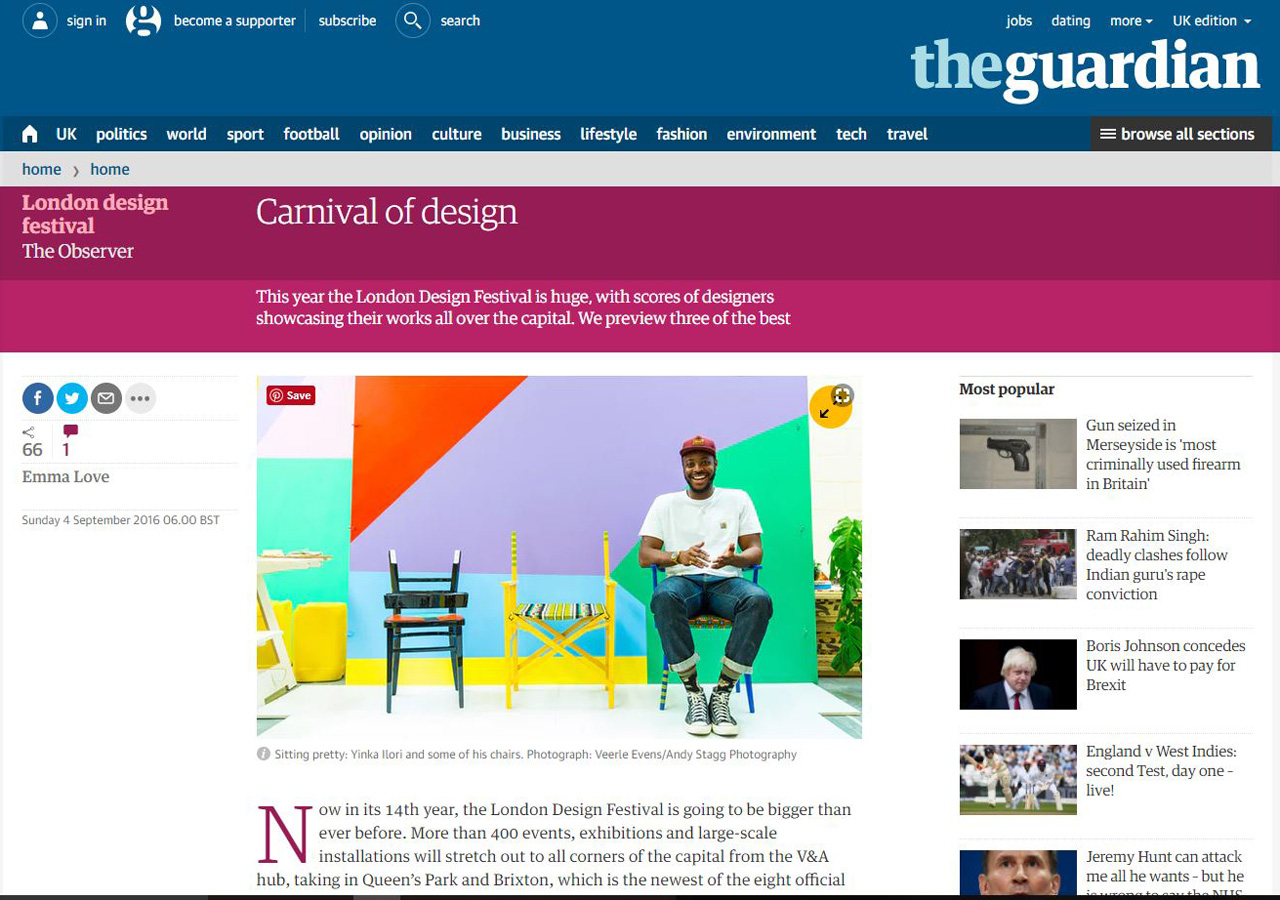 The Guardian: Scotland: Craft & Design - Veerle Evens/Andy Stagg Photography