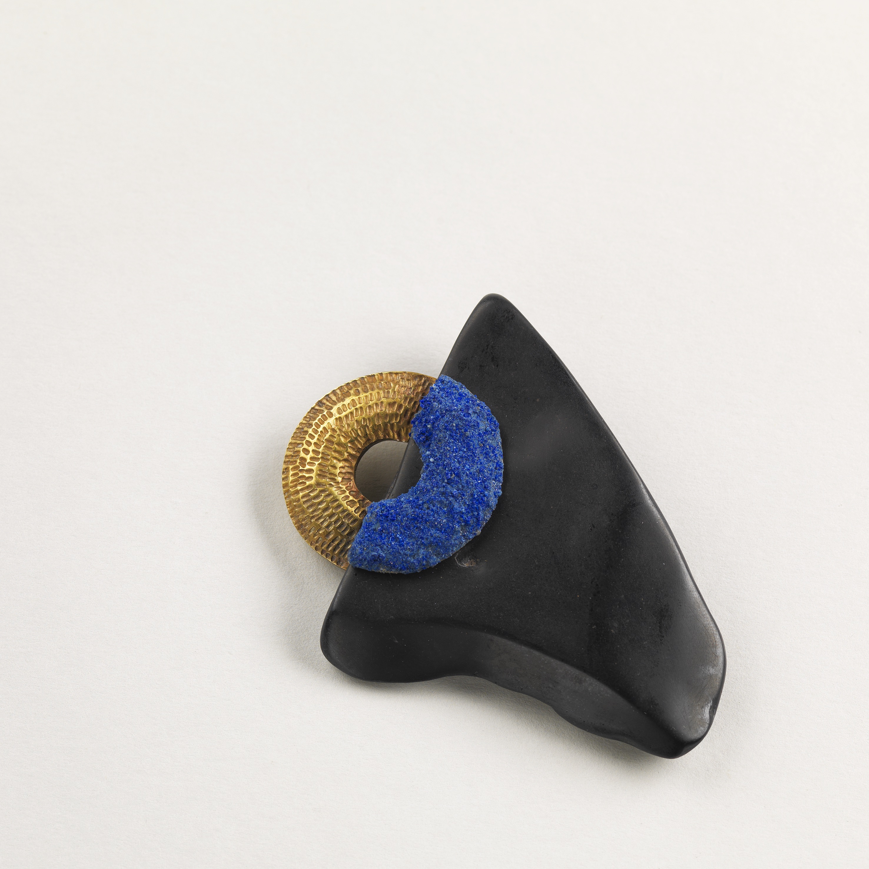 Cobalt Brooch