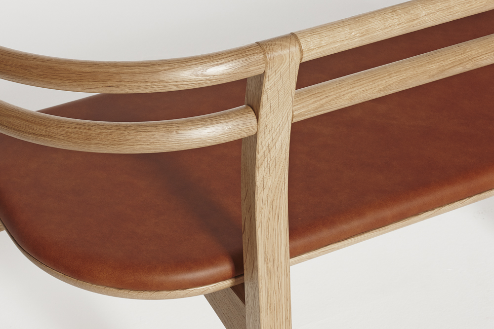 Wu Bench Natural Oak